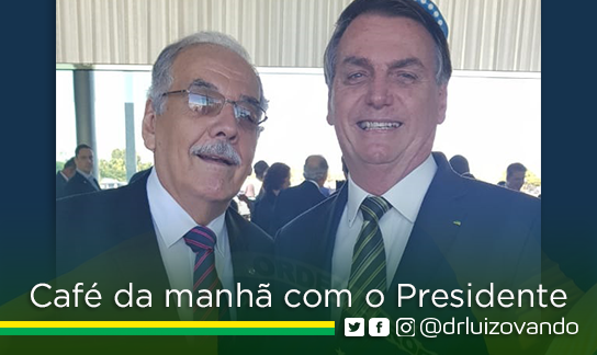 Deputado de MS encontra Bolsonaro e afirma apoio ao presidente durante a pandemia da Covid-19.