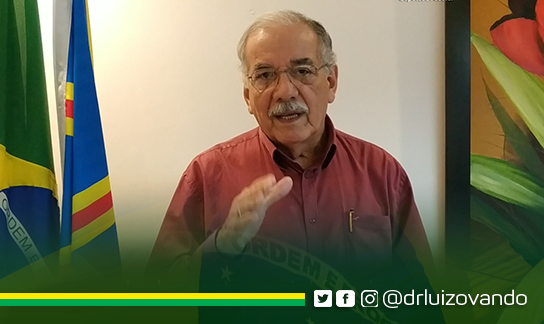 NOTA: Dr. Luiz Ovando comenta sobre eleições 2020 e aumento de casos da Covid-19 em Mato Grosso do Sul.