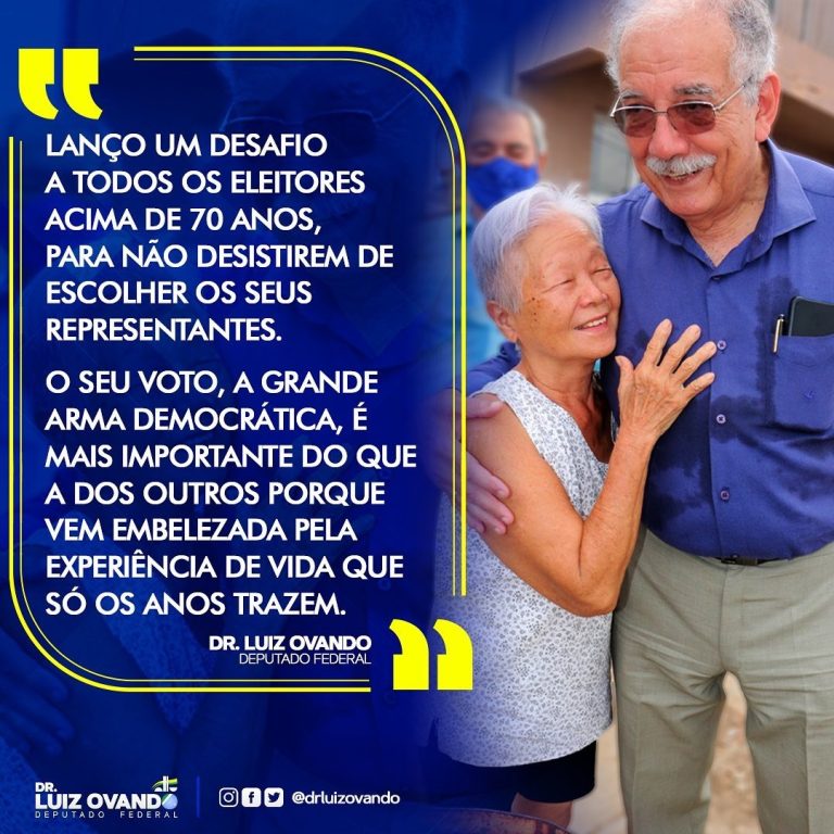 Dr. Luiz Ovando incentiva idosos a participarem do processo eleitoral em 2022