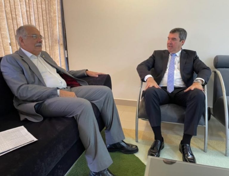 Em Brasília, Dr. Luiz Ovando se reúne com governador Eduardo Riedel e traça prioridades de Mato Grosso do Sul no Congresso