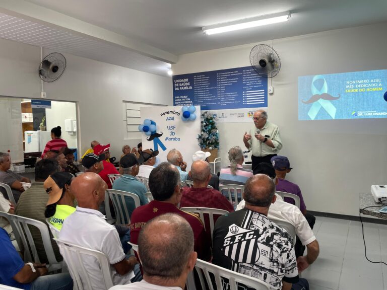 Novembro azul: deputado federal Dr. Luiz Ovando fala sobre saúde do homem em USF da Capital 